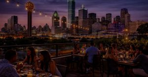 People dining in Dallas representing local food and travel experiences